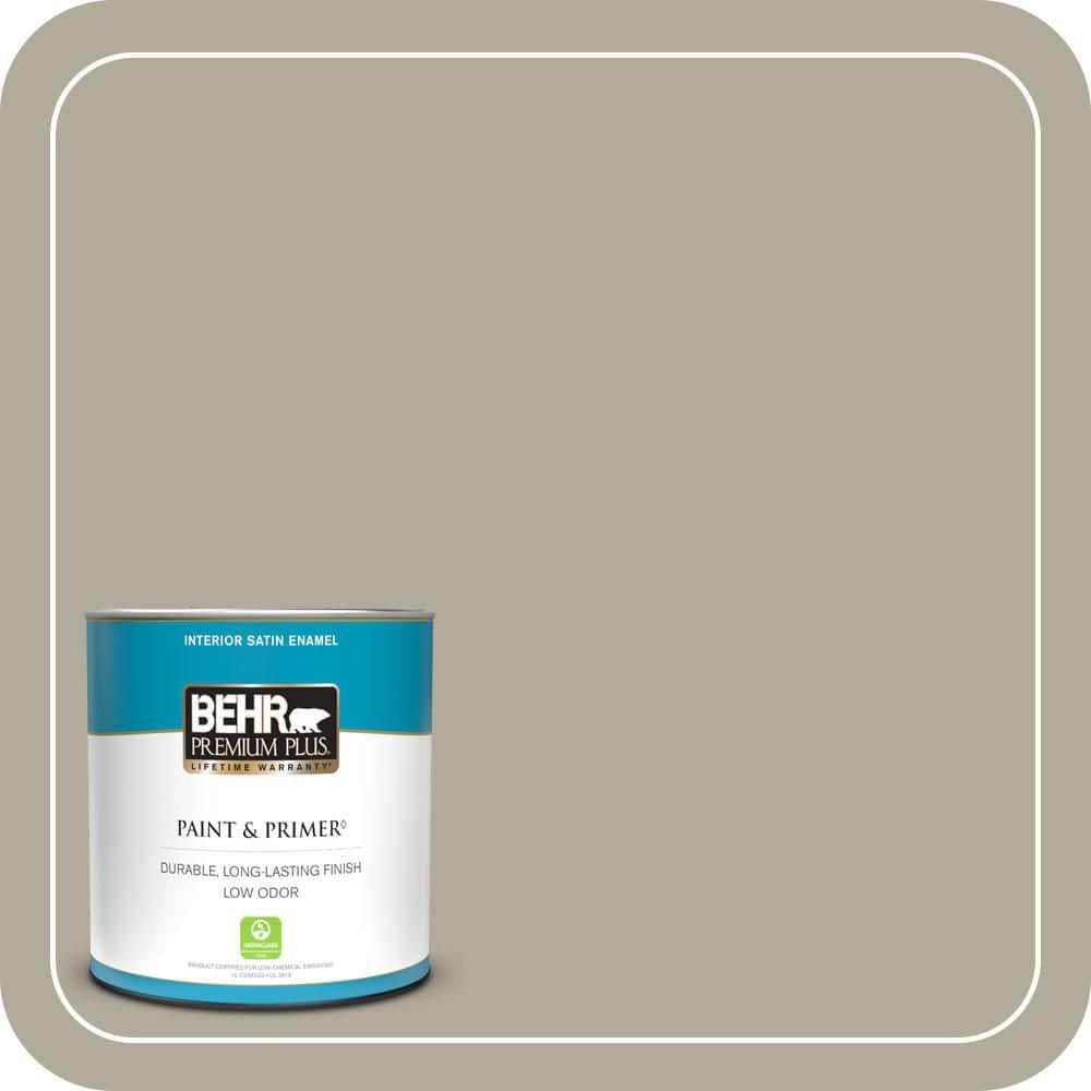 BEHR PREMIUM PLUS #ECC-47-1 Mountain Shade Enamel Low Odor & Primer
