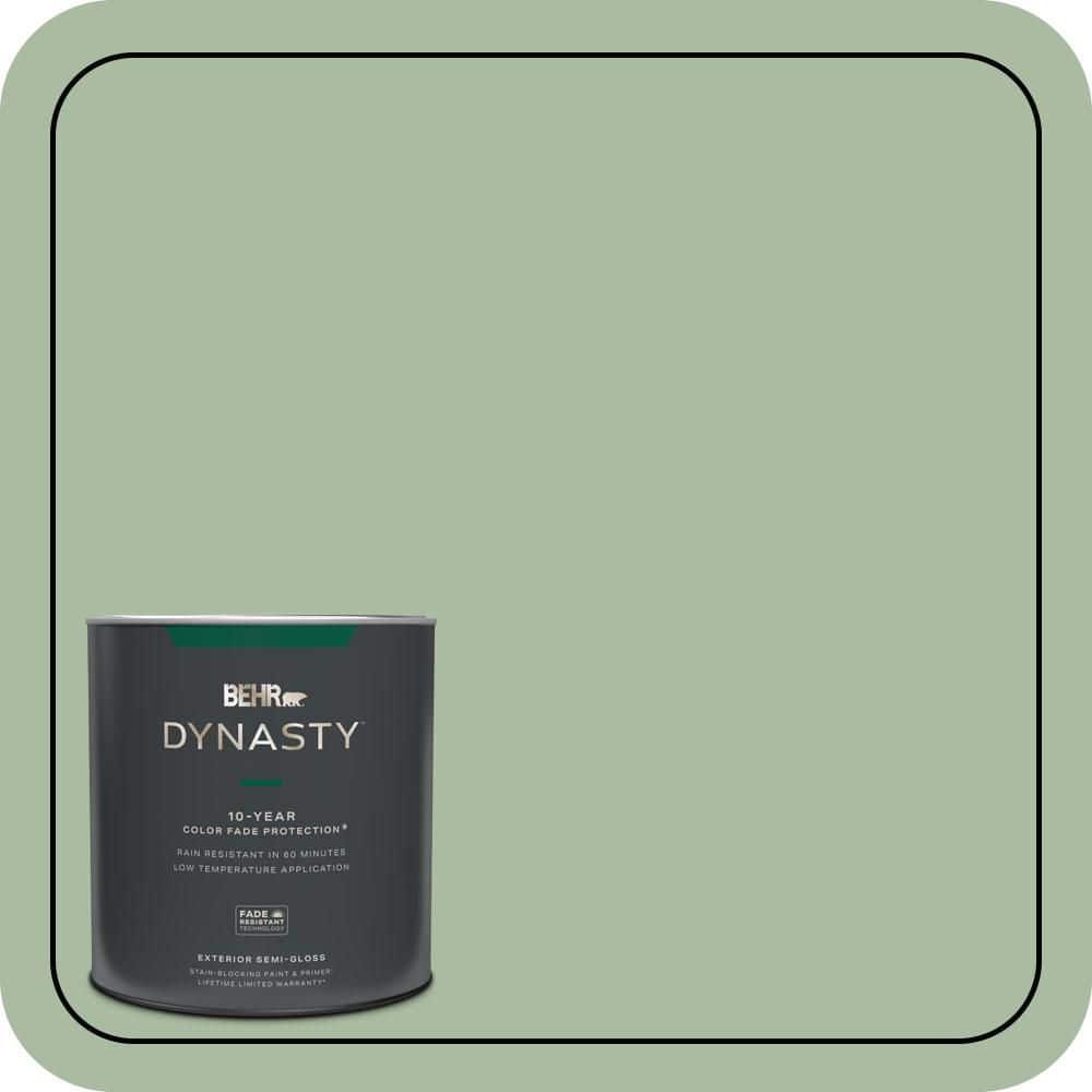 BEHR DYNASTY 1 qt. #T17-07 Balanced Semi-Gloss Enamel Exterior Stain-Blocking Paint & Primer