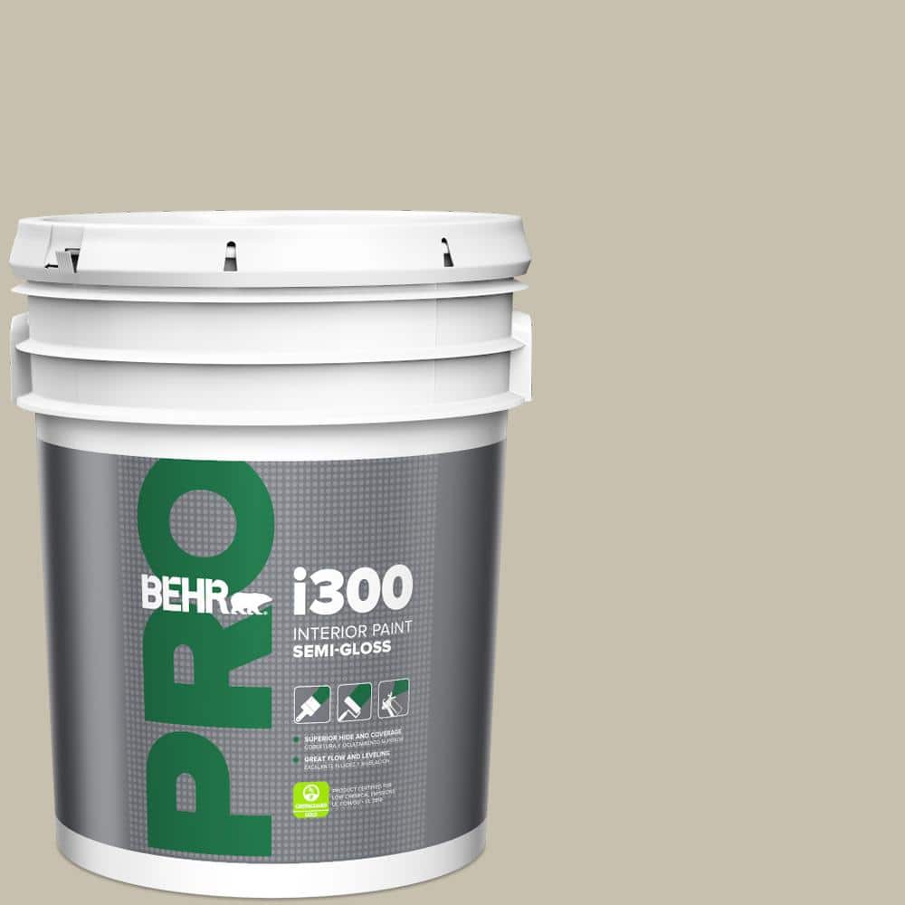 BEHR PRO 5 gal. #BXC-56 Stone Creek Semi-Gloss Interior Paint