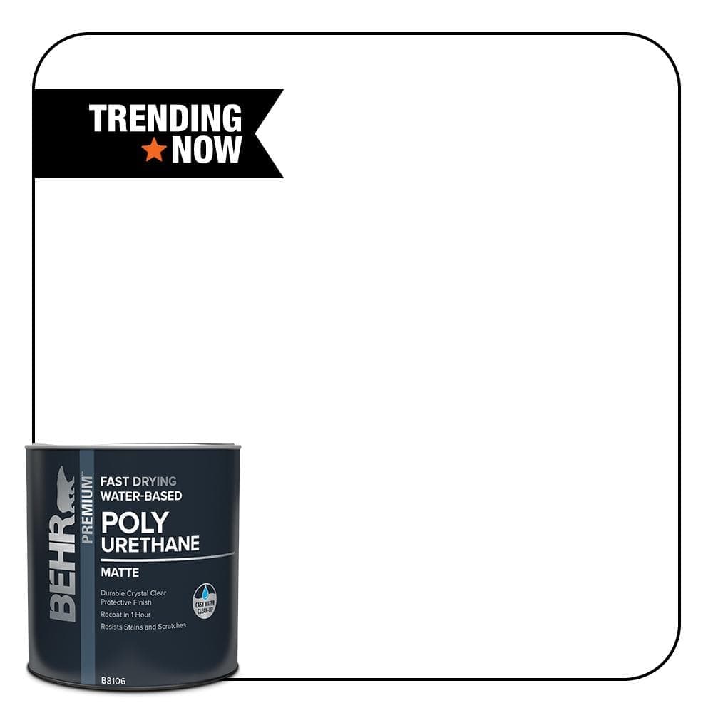 BEHR PREMIUM Clear Fast Drying Water-Based Interior Polyurethane (1)