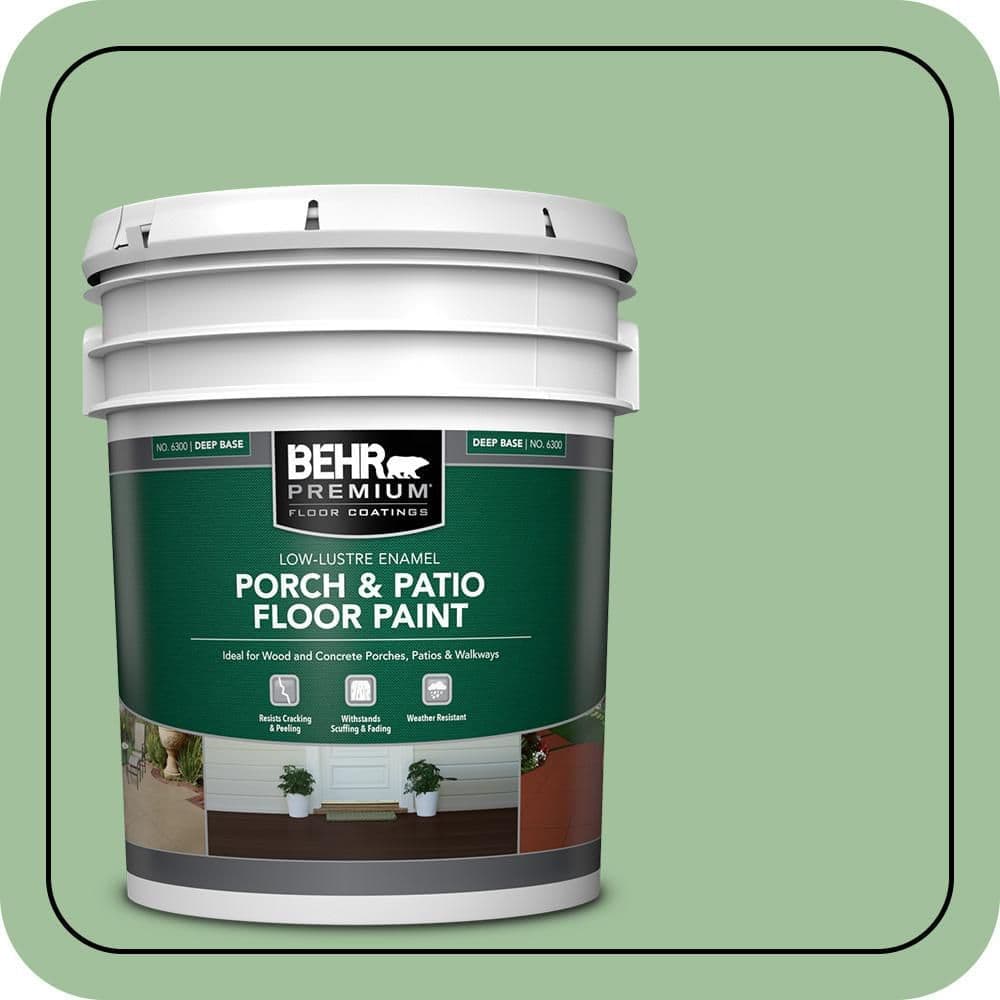 BEHR PREMIUM #BIC-25 Low-Lustre Enamel Interior/Exterior Porch and Patio Floor Paint (1)