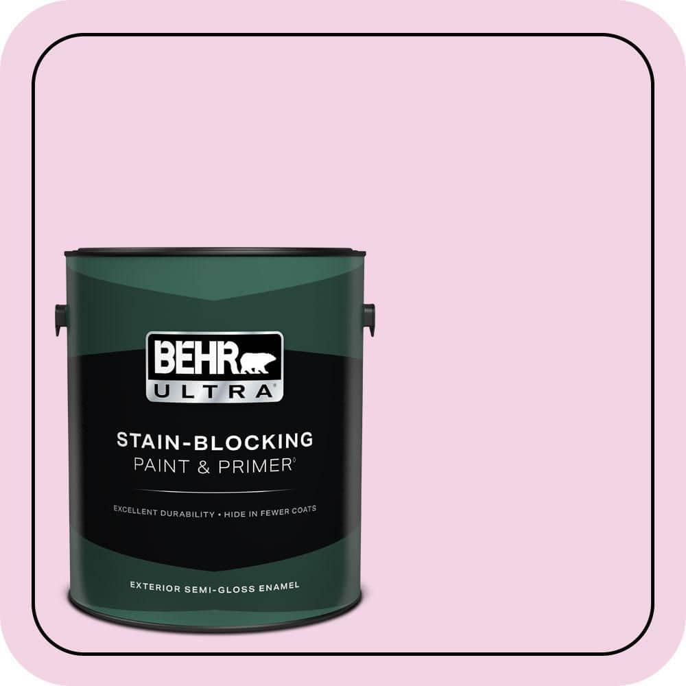 BEHR ULTRA 1 gal. #690A-2 Hopeful Semi-Gloss Enamel Exterior Paint & Primer