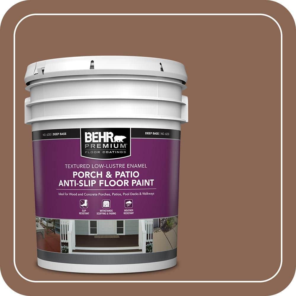 BEHR PREMIUM #PPU3-17 Textured Low-Lustre Enamel Interior/Exterior Porch and Patio Anti-Slip Floor Paint (1)