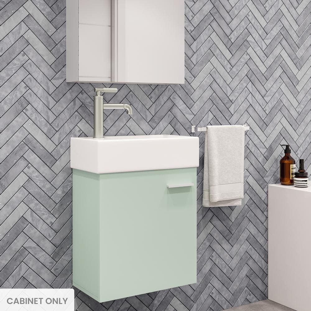Swiss Madison Colmer 21.65 in. W x 23.6 in. D x 7.7 in. H Bath Vanity Cabinet without Top in Mint (2)