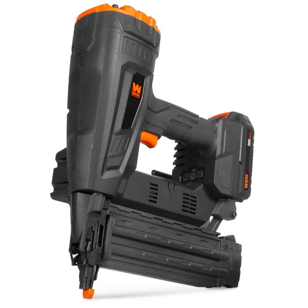 WEN 20V Max Cordless Brushless 18-Gauge 2-3/16 in. Brad Nailer (Tool Only-Battery Not Included) (20518BT) (1)
