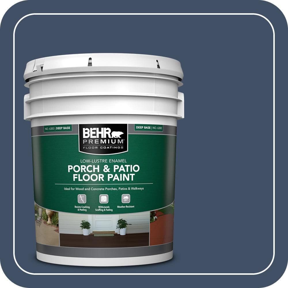 BEHR PREMIUM #580F-7 Low-Lustre Enamel Interior/Exterior Porch and Patio Floor Paint (1)