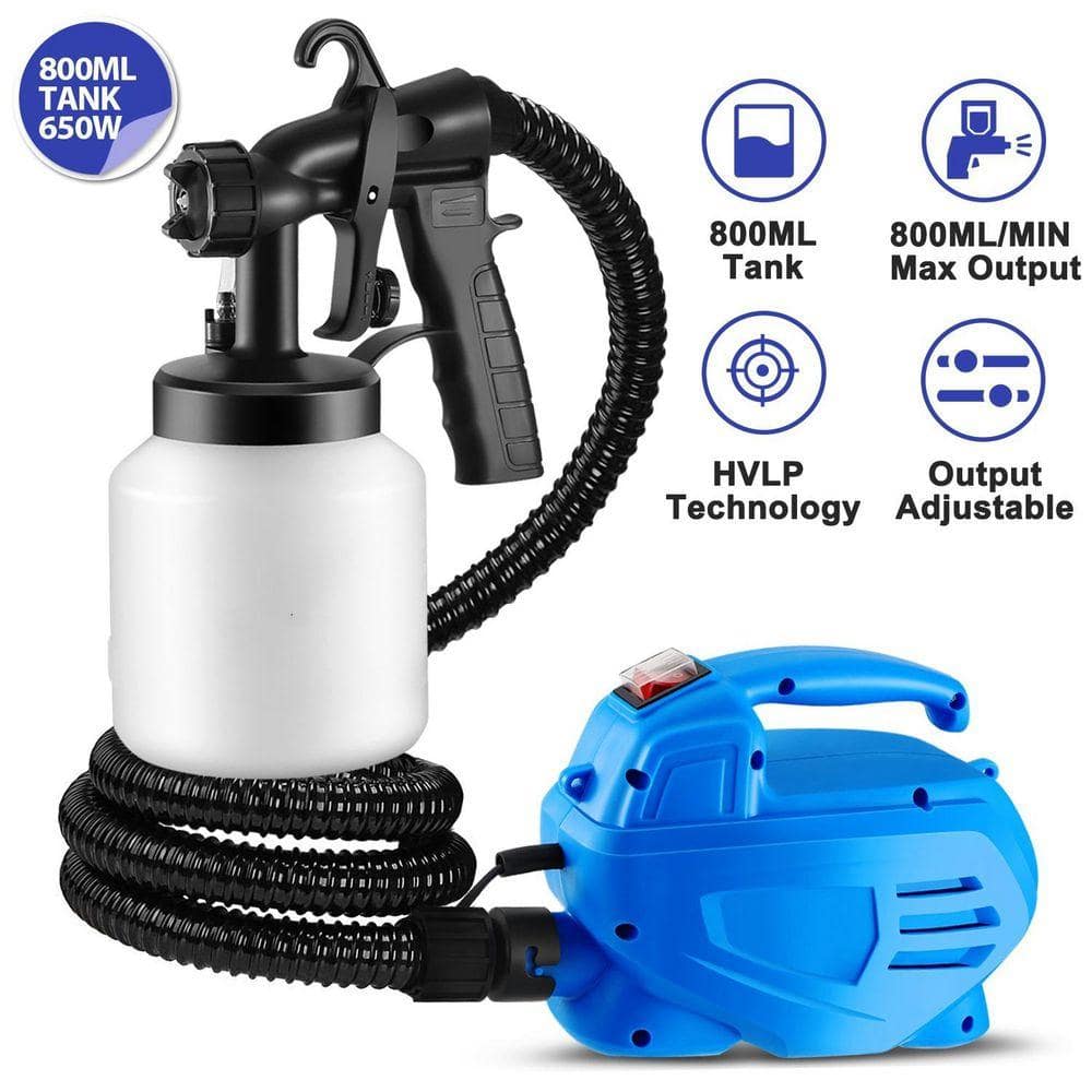 WRIGHTMASTER 800ML paint sprayer 650w HVLP paint sprayer with 3 spray modes motor and removable container (3)