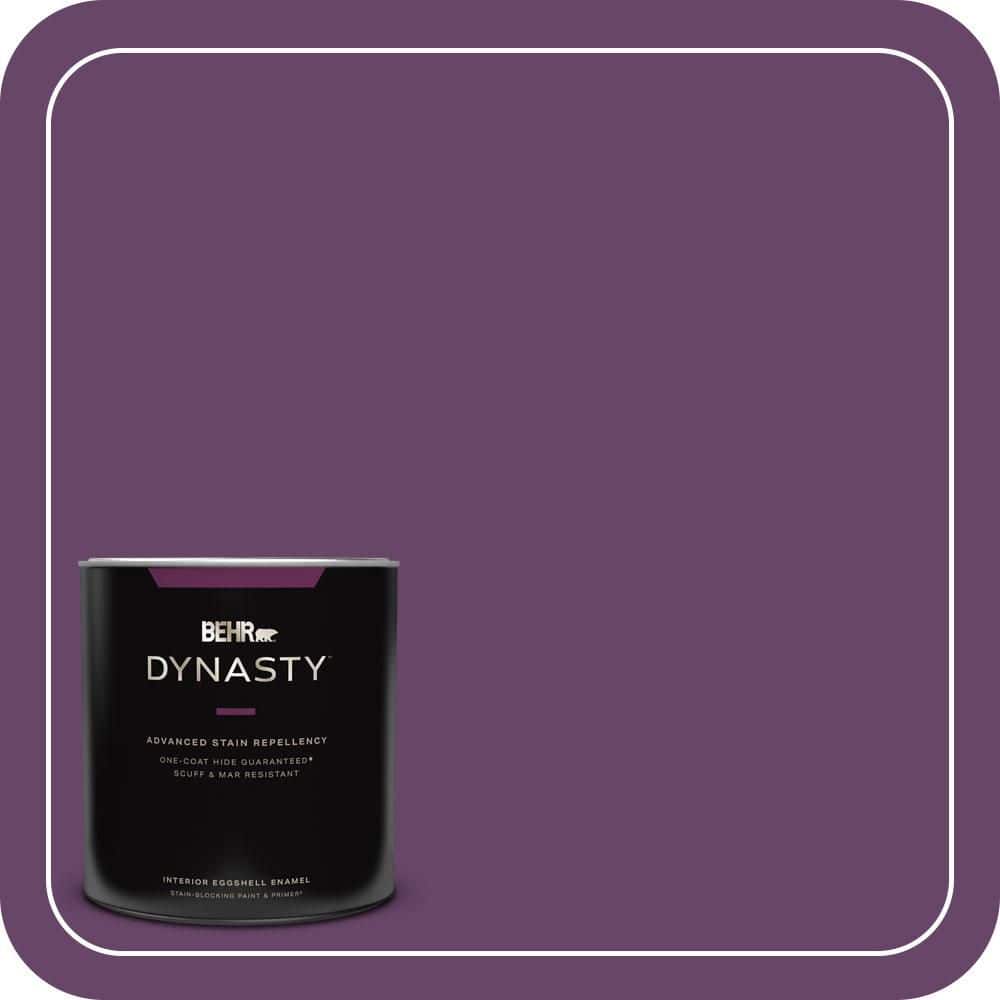 BEHR DYNASTY 1 qt. #P100-7 Sultana Eggshell Enamel Interior Stain-Blocking Paint and Primer