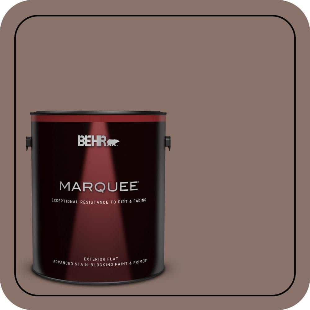 BEHR MARQUEE 1 gal. #MQ1-56 Elkhound Flat Exterior Paint & Primer