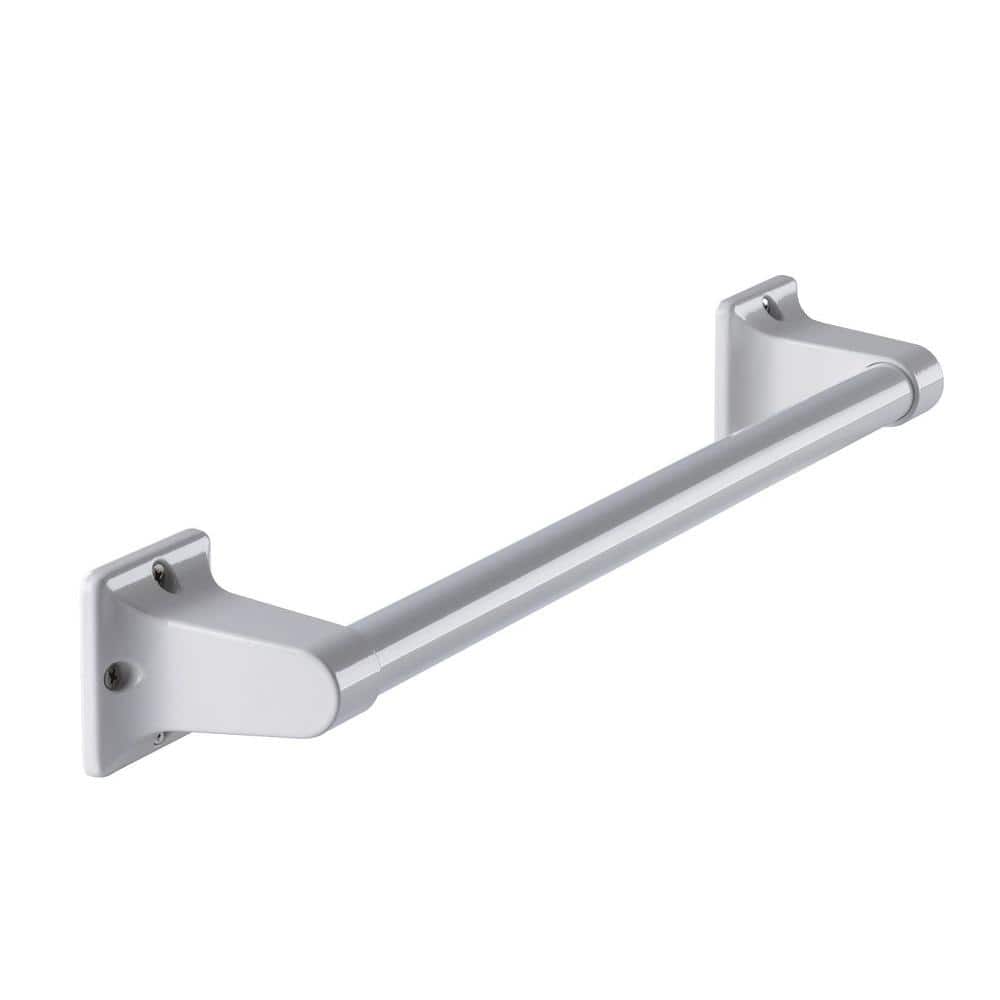 Glacier Bay 19/64 in. O.D. x 1.57 in. Exposed Screw Assist Bar Wood Screw in White (6 per Pack) (3)