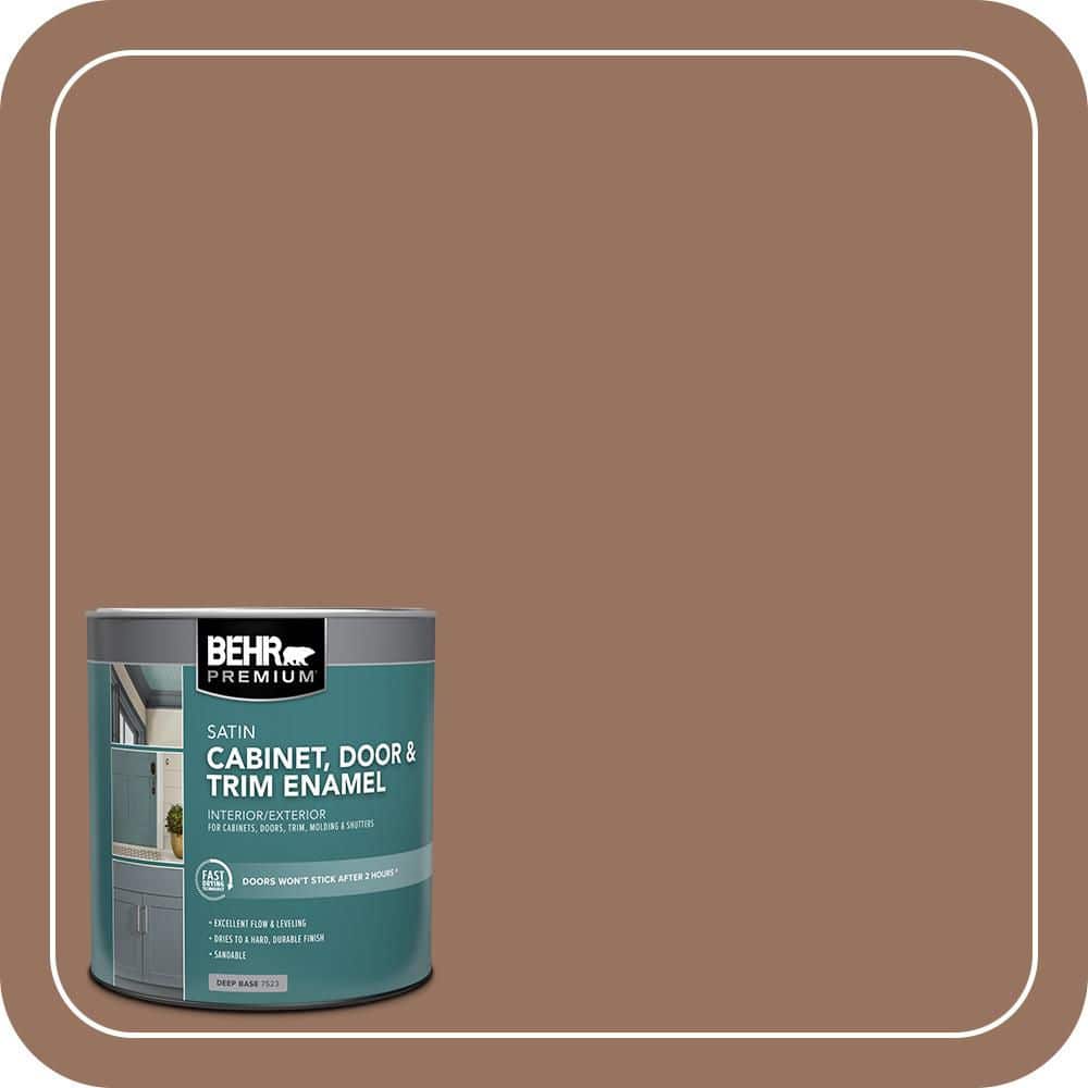 BEHR PREMIUM 1 qt. #MS-12 Rio Bravo Satin Enamel Interior/Exterior Cabinet, Door & Trim Paint (1)