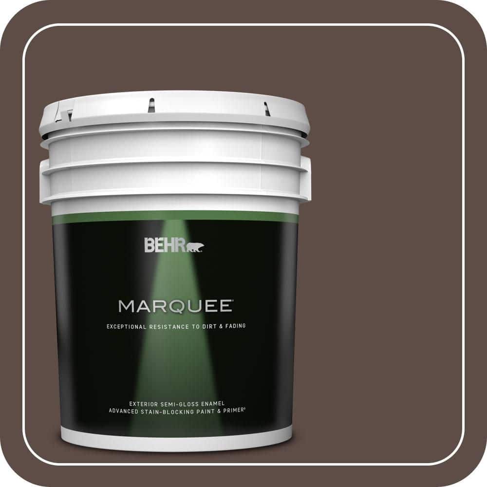 BEHR MARQUEE 5 gal. #MQ2-35 Cabin in the Woods Semi-Gloss Enamel Exterior Paint & Primer