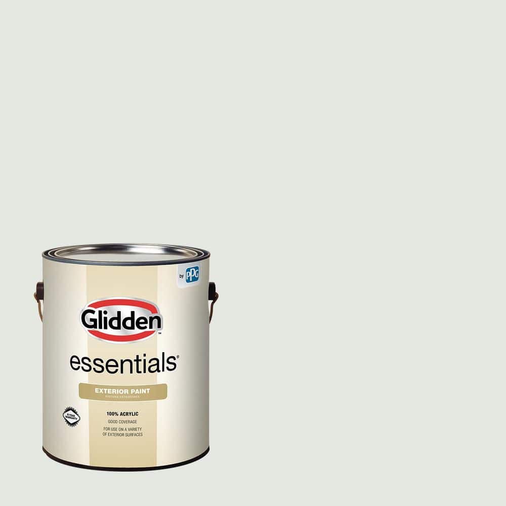 Glidden Essentials 1 gal. PPG1135-1 Poetic License Flat Exterior Paint