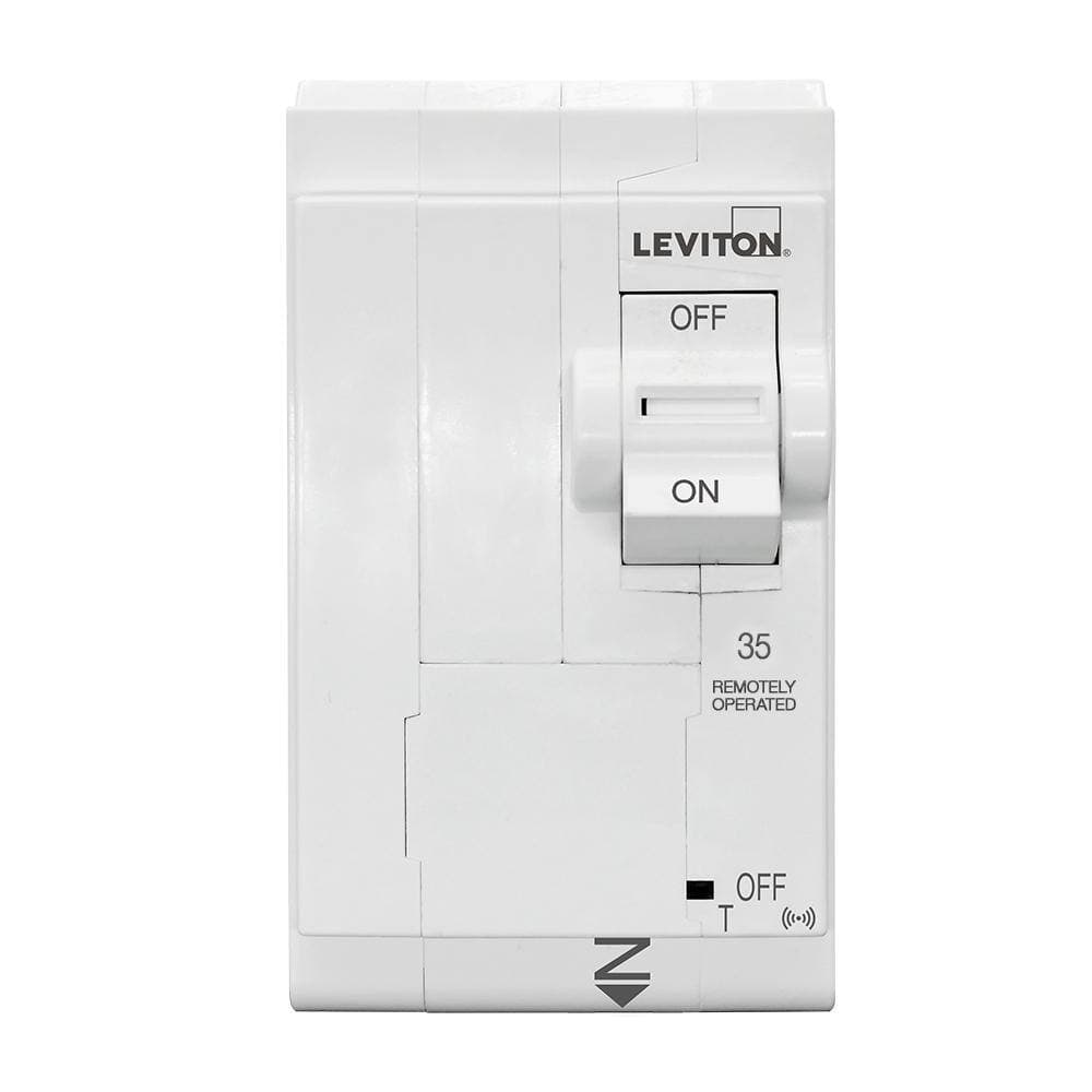 Leviton 2nd Gen 2-Pole 35 Amp Smart Circuit Breaker, 120/240-Volt and 120/208-Volt, 10kA Interrupt Rating, Thermal Magnetic