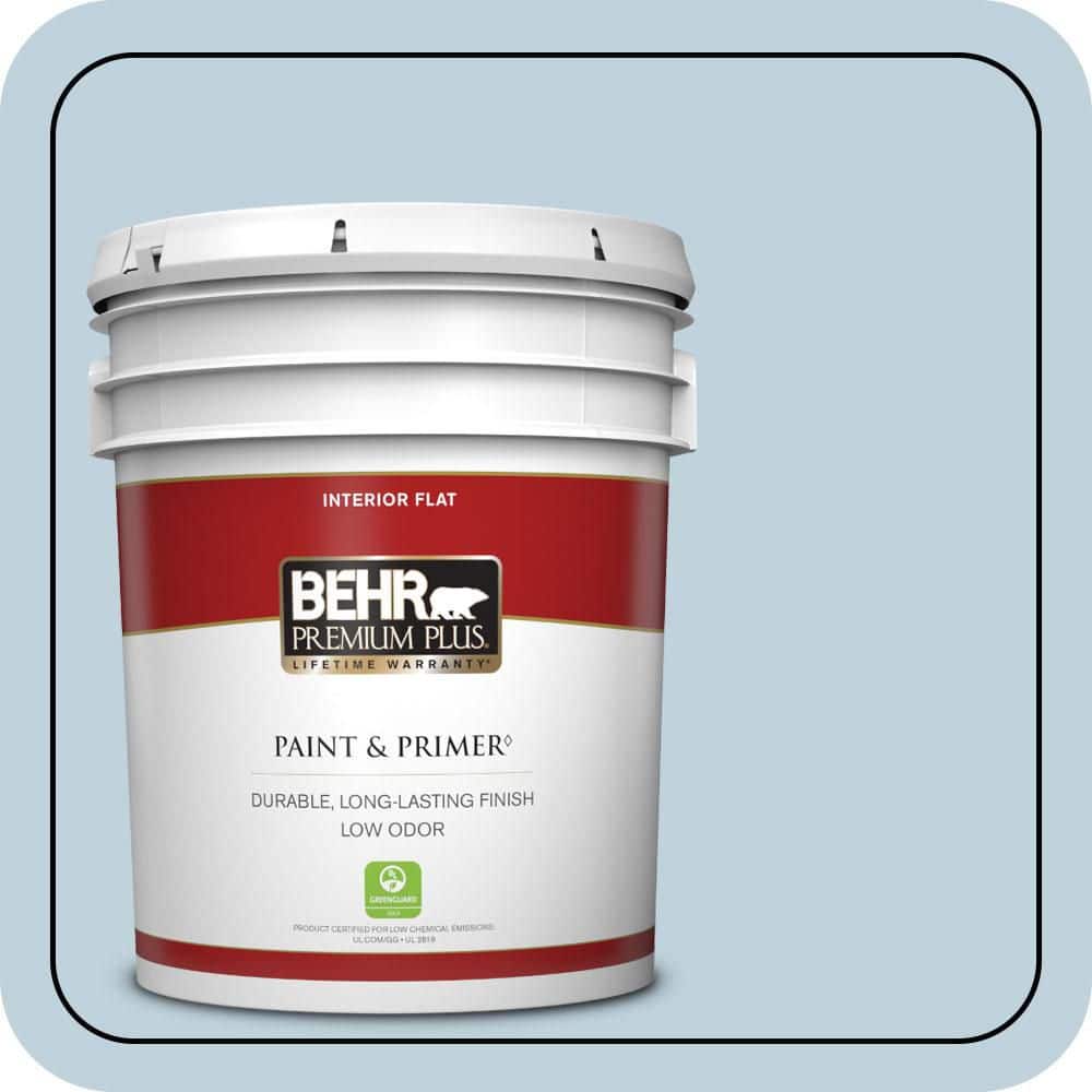 BEHR PREMIUM PLUS 5 gal. #550E-2 Eminence Flat Low Odor Interior Paint & Primer