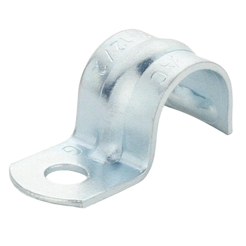 Commercial Electric 3/8 in. Flexible Metal Conduit (FMC) AC/MC 1-Hole Strap (10-Pack) (1)