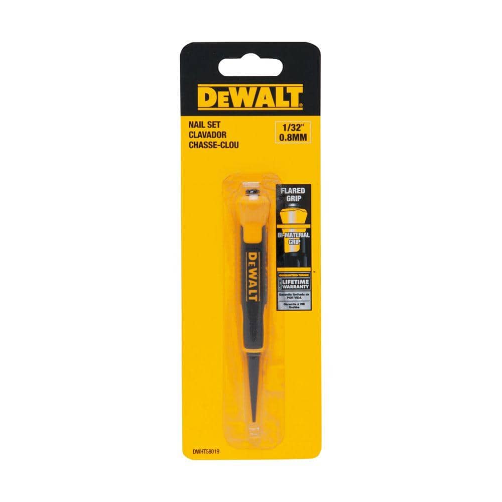 DEWALT 1/32 in. Bi-Material Nail Set (2)