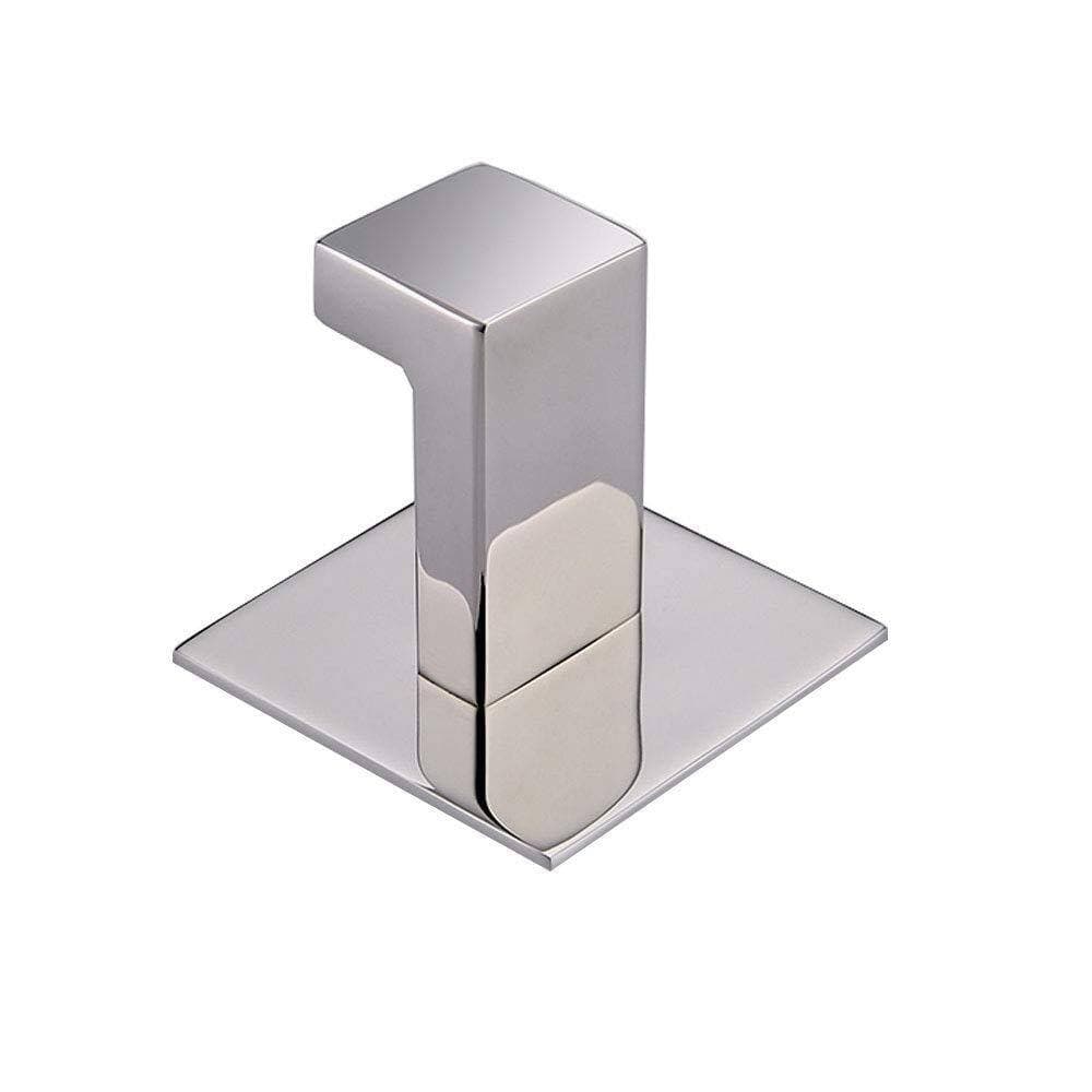 Unbranded 2-Pack Self-Adhesive Stainless Steel Towel Hook Set, 304 Chrome Finish, No Drill Robe Hook 2.24 x 2.13 (3)