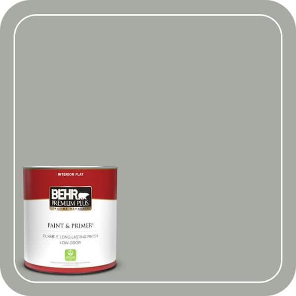 BEHR PREMIUM PLUS #ECC-35-1 Silver Clouds Enamel Low Odor & Primer (2)