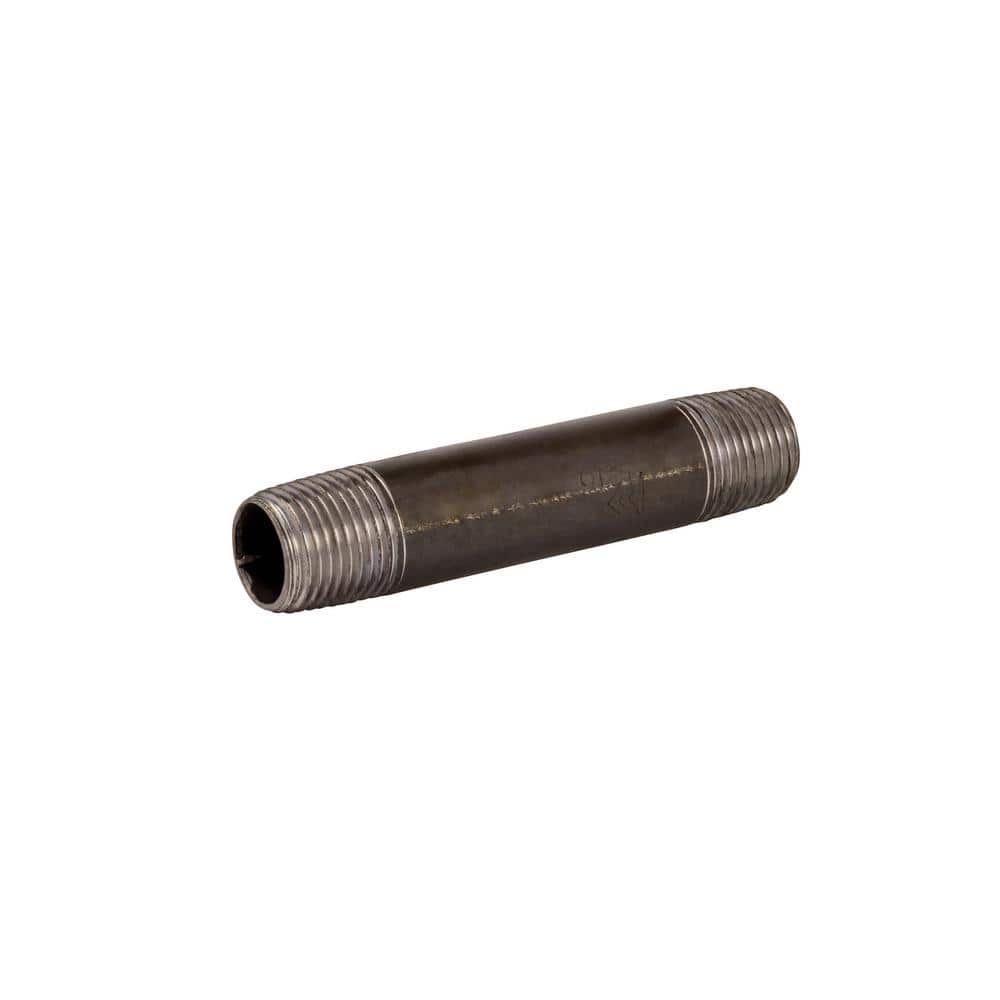 Southland 1/2 in. x 4 in. Black Steel Schedule 40 Nipple