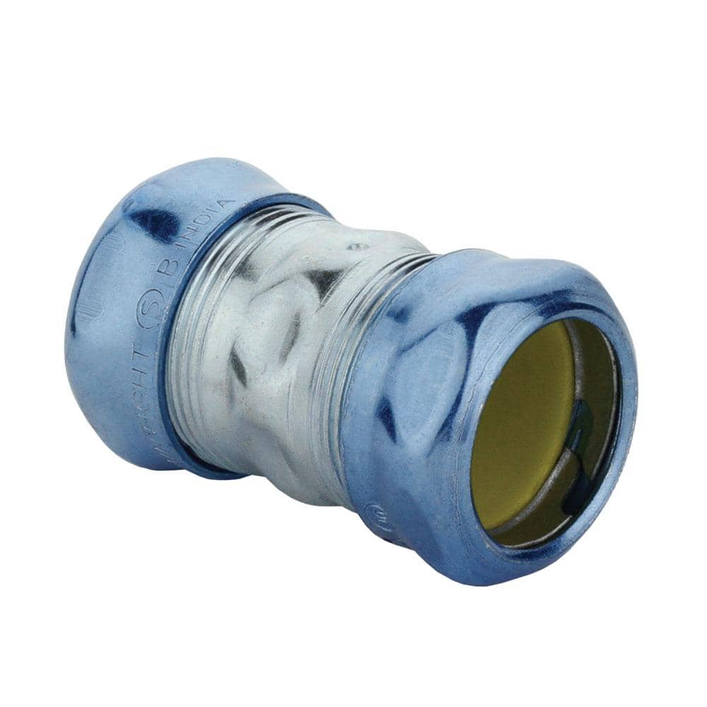 Commercial Electric 3/4 in. Electrical Metallic Tubing (EMT) Raintight Compression Coupling (5-Pack) (1)