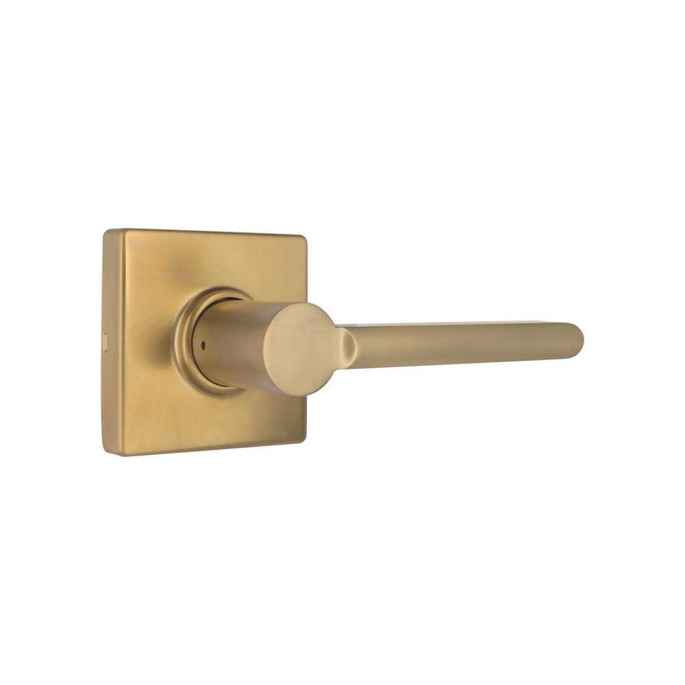 Defiant Tonebridge Brushed Gold Hall/Closet Door Handle with Square Rose