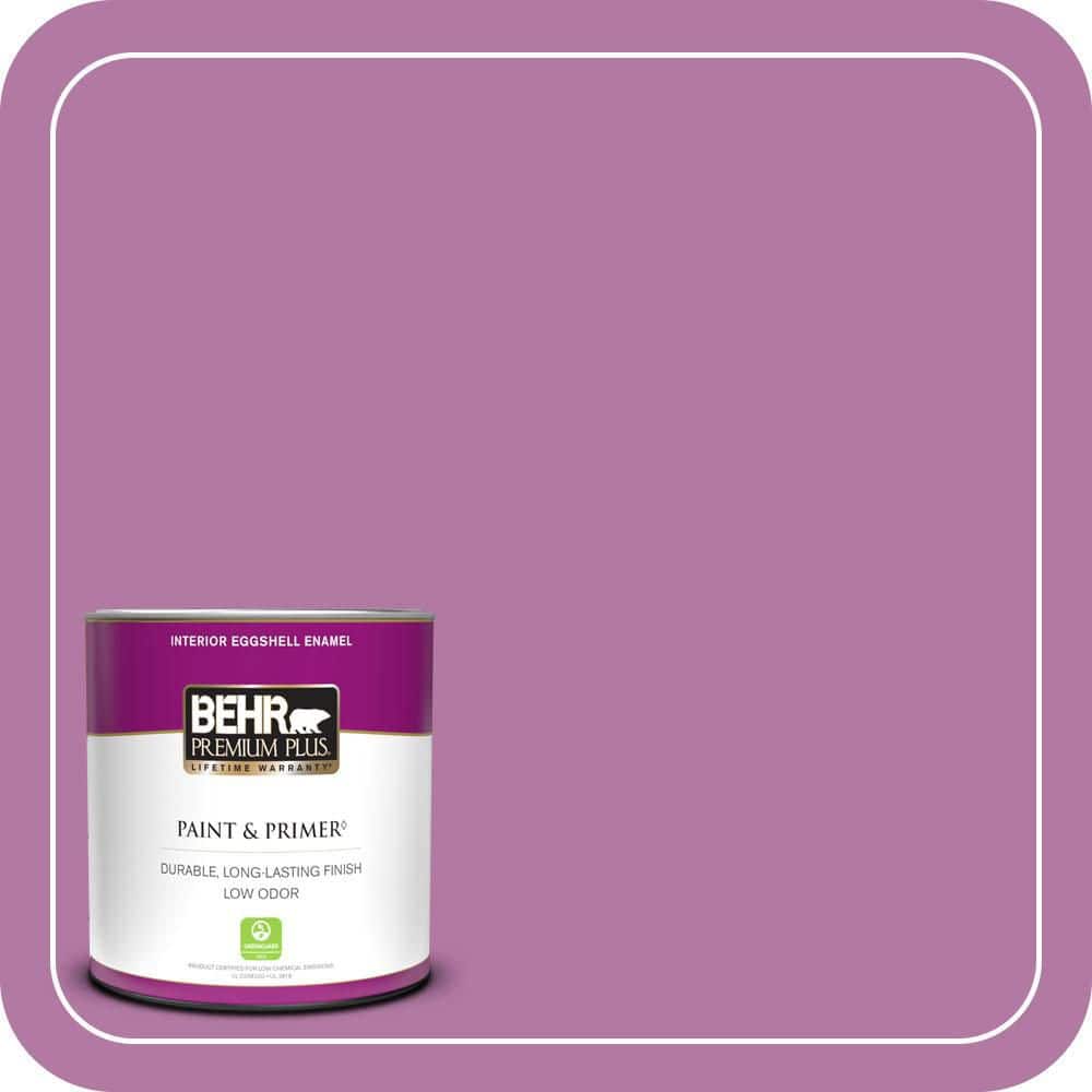 BEHR PREMIUM PLUS #HDC-SP16-11 Cactus Flower Enamel Low Odor & Primer
