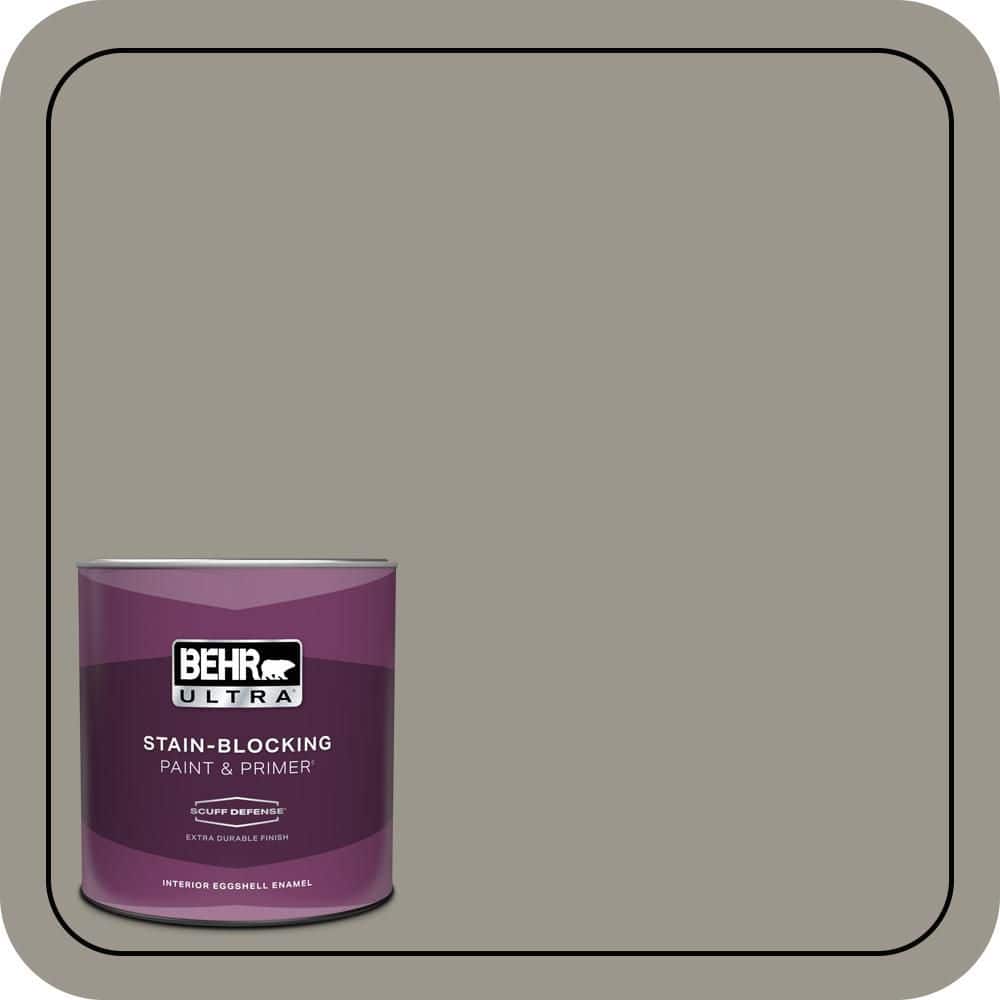 BEHR ULTRA 1 qt. #MQ2-60 Iron Gate Extra Durable Eggshell Enamel Interior Paint & Primer