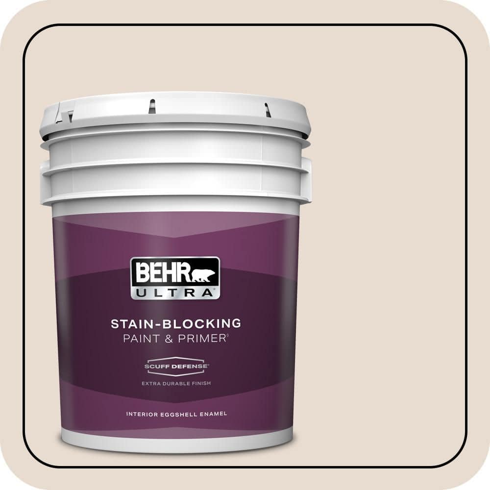 BEHR ULTRA 5 gal. #PWN-62 Tuscan Beige Extra Durable Eggshell Enamel Interior Paint & Primer
