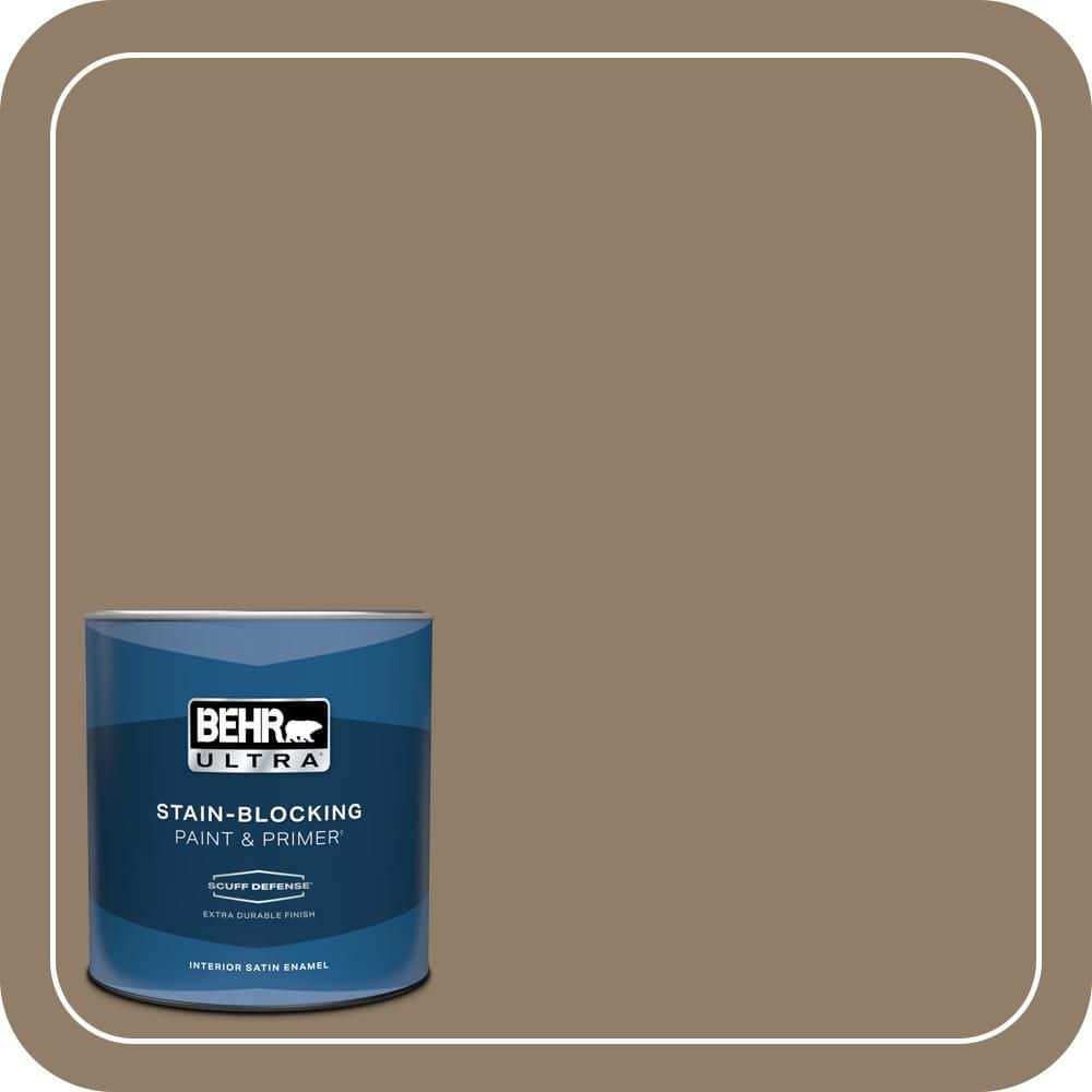 BEHR ULTRA 1 qt. #PPU7-03A Sofisticata Extra Durable Satin Enamel Interior Paint & Primer