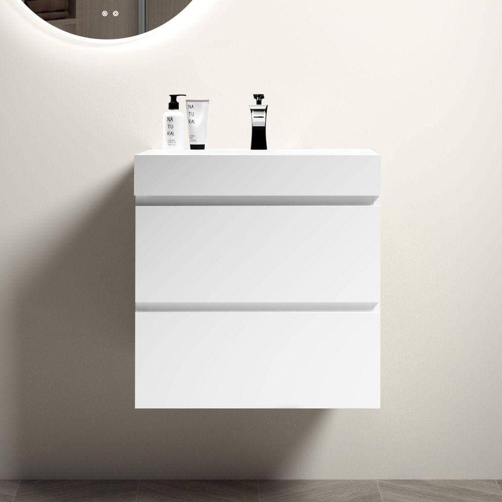 Cesicia Wall mount Bath Vanity Cabinet without Top with Drawers Pre-Assembled (2)