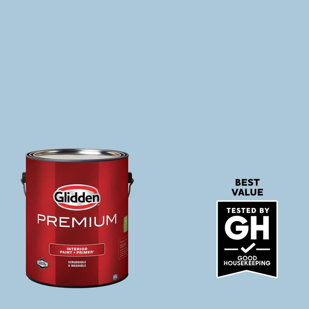 Glidden Premium 1 gal. PPG1157-3 Sonata Satin Interior Latex Paint