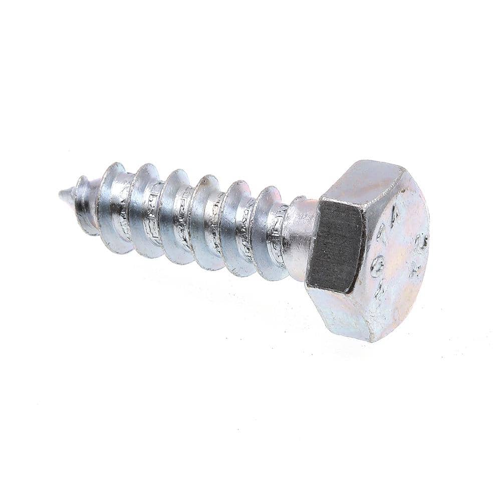 Prime-Line 5/16 in. x 1 in. A307 Grade A Zinc Plated Steel Hex Lag Screws (100-Pack) (1)