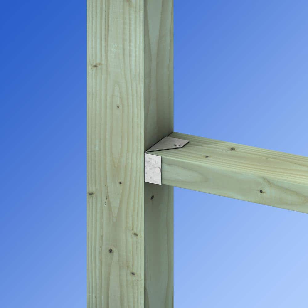 Simpson Strong-Tie FBR ZMAX Galvanized Fence Bracket for 2x4 Nominal Lumber (3)