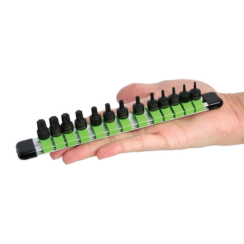 OEMTOOLS 13- Piece 1/4 in. Drive Stubby Star Socket Driver Set (2)