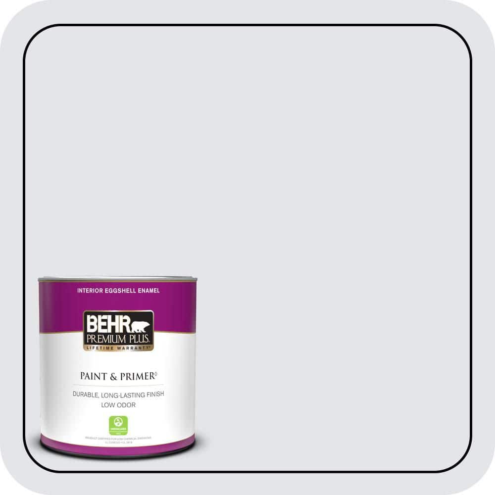 BEHR PREMIUM PLUS 1 qt. #MQ3-31 Dutch White Eggshell Enamel Low Odor Interior Paint & Primer