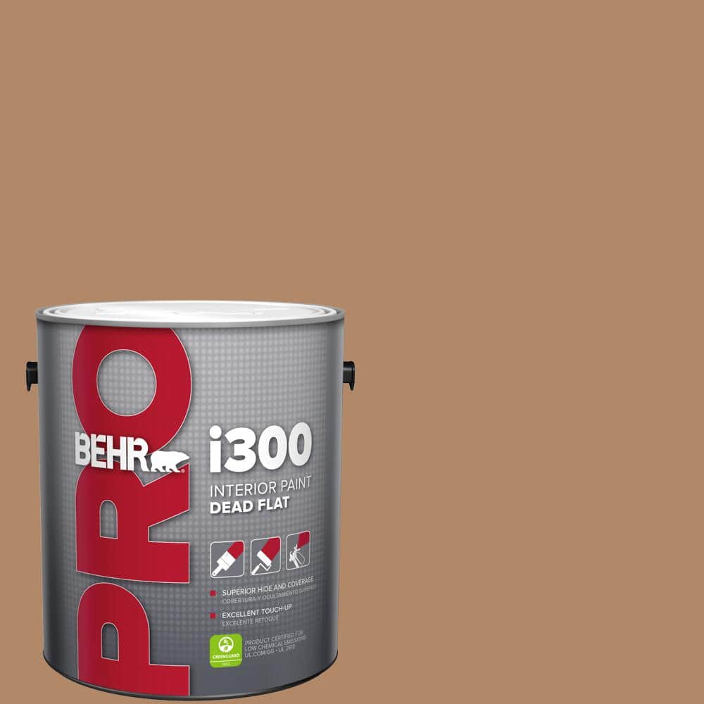 BEHR PRO 1 gal. #MQ2-02 Syrup Dead Flat Interior Paint