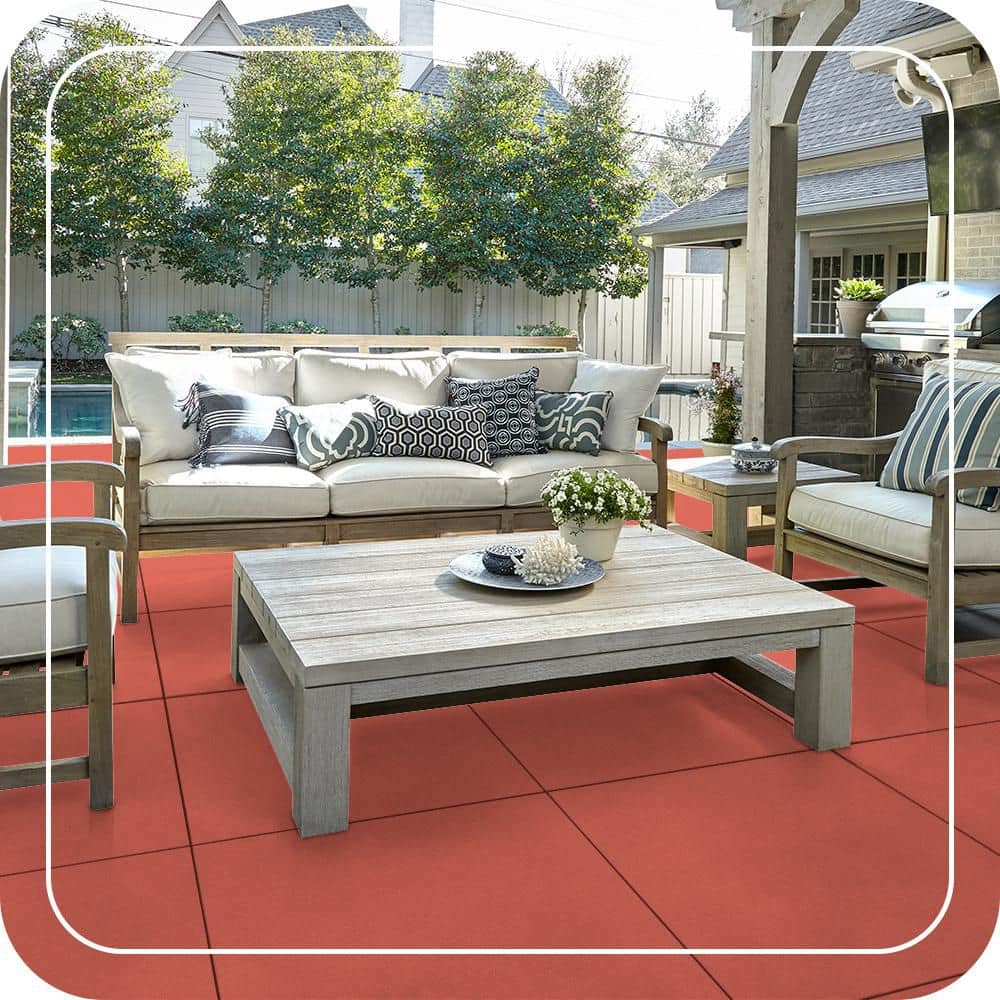 BEHR PREMIUM #M170-6 Textured Low-Lustre Enamel Interior/Exterior Porch and Patio Anti-Slip Floor Paint (3)