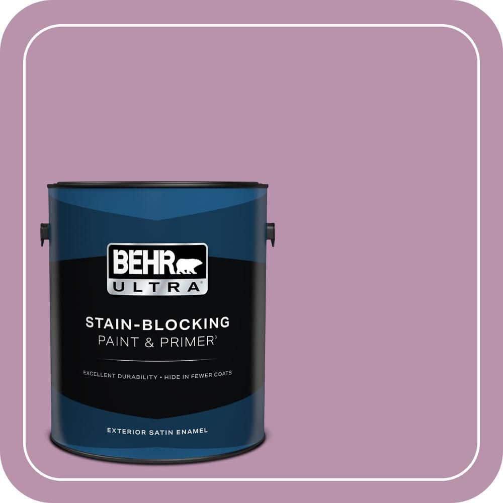 BEHR ULTRA 1 gal. #680D-5 Bed of Roses Satin Enamel Exterior Paint & Primer