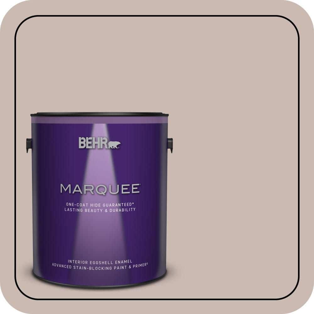 BEHR MARQUEE 1 gal. #N170-3 Gray Ashlar One-Coat Hide Eggshell Enamel Interior Paint & Primer