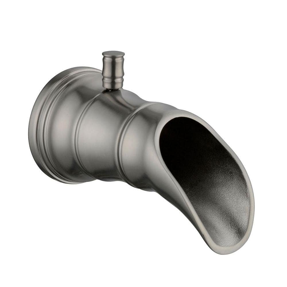 Glacier Bay Bamboo Tub Spout, Brushed Nickel
