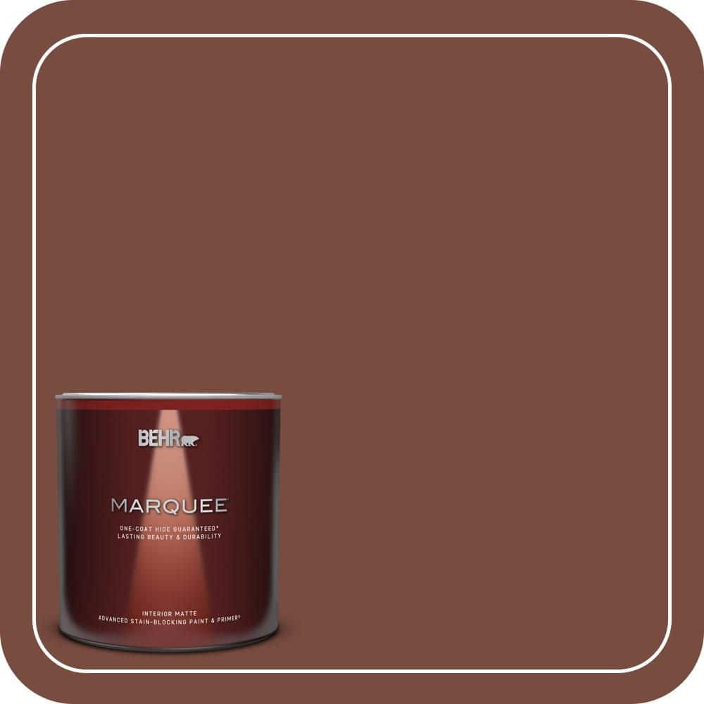 BEHR MARQUEE 1 Qt. #PPU2-19 Royal Liqueur One-Coat Hide Matte Interior Paint & Primer