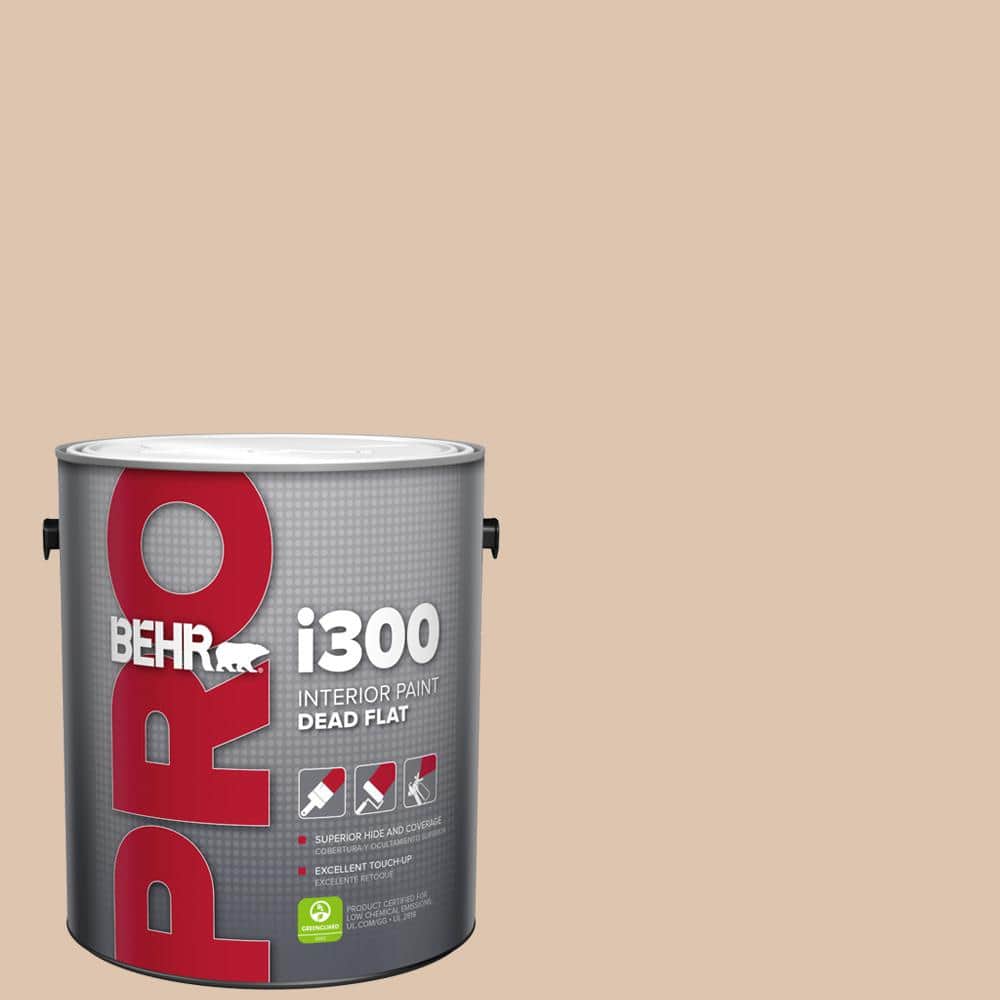 BEHR PRO 1 gal. #N250-2A Bali Sand Dead Flat Interior Paint