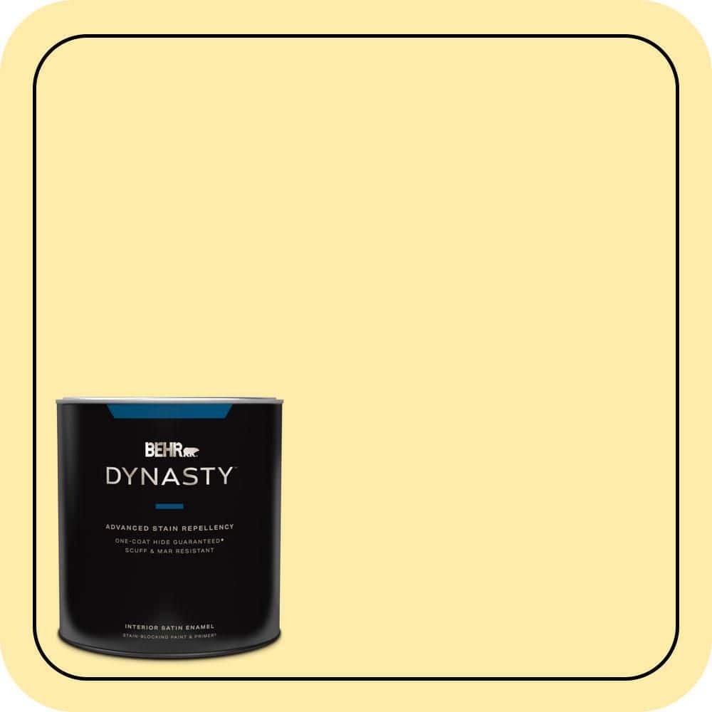 BEHR DYNASTY 1 qt. #P300-3 Rite of Spring Satin Enamel Interior Stain-Blocking Paint and Primer