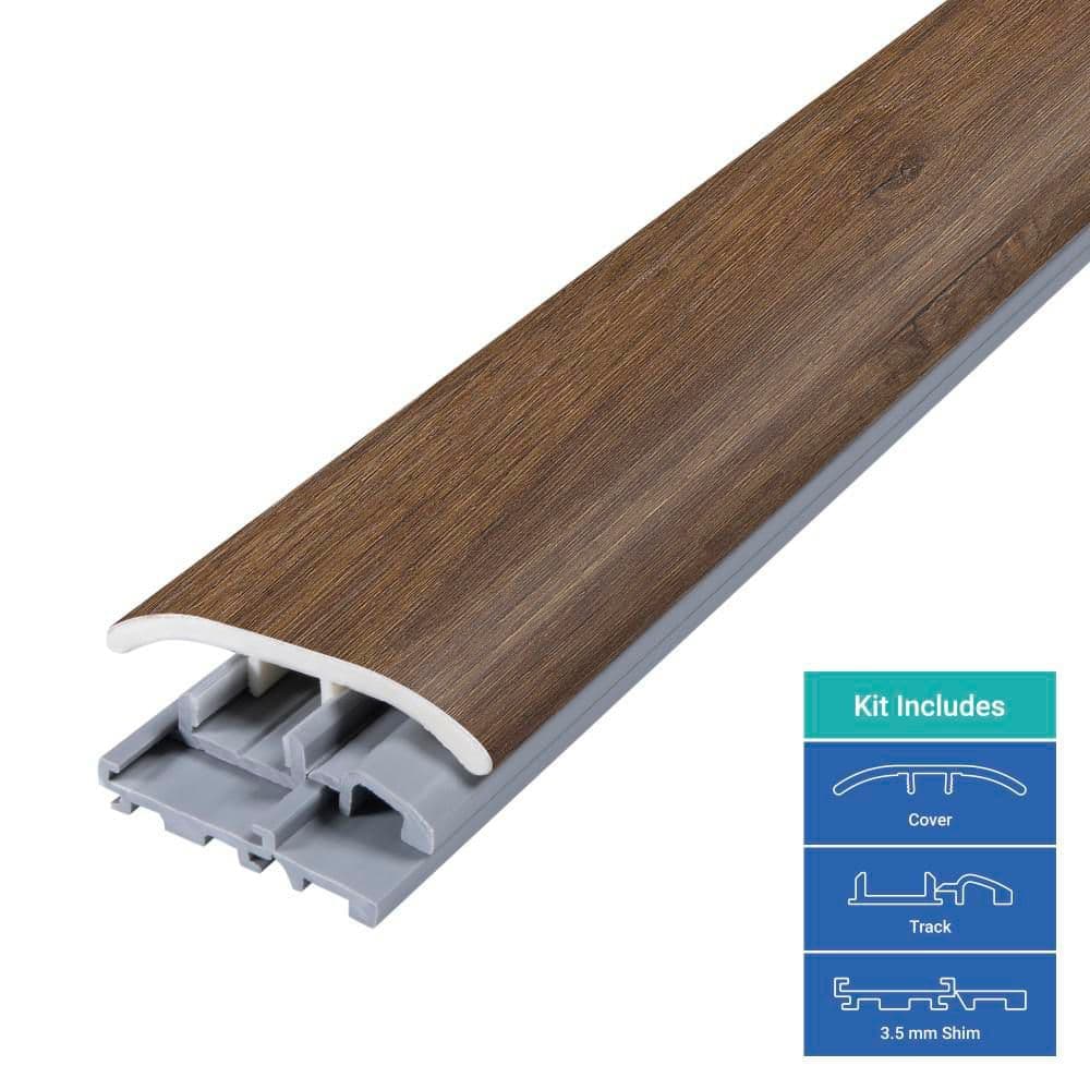 PERFORMANCE ACCESSORIES Wayne Canyon 0.31 in. T x 2 in. W x 78.7 in. L Vinyl 4-in-1 Molding (3)