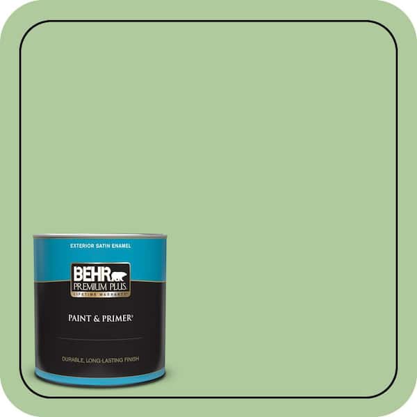 BEHR PREMIUM PLUS #440D-4 Desert Cactus Enamel Low Odor & Primer (4)