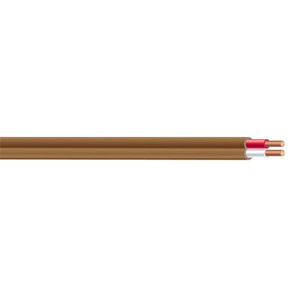 Southwire (By-the-Foot) 18/2 Brown Solid CU CL2 Thermostat Wire