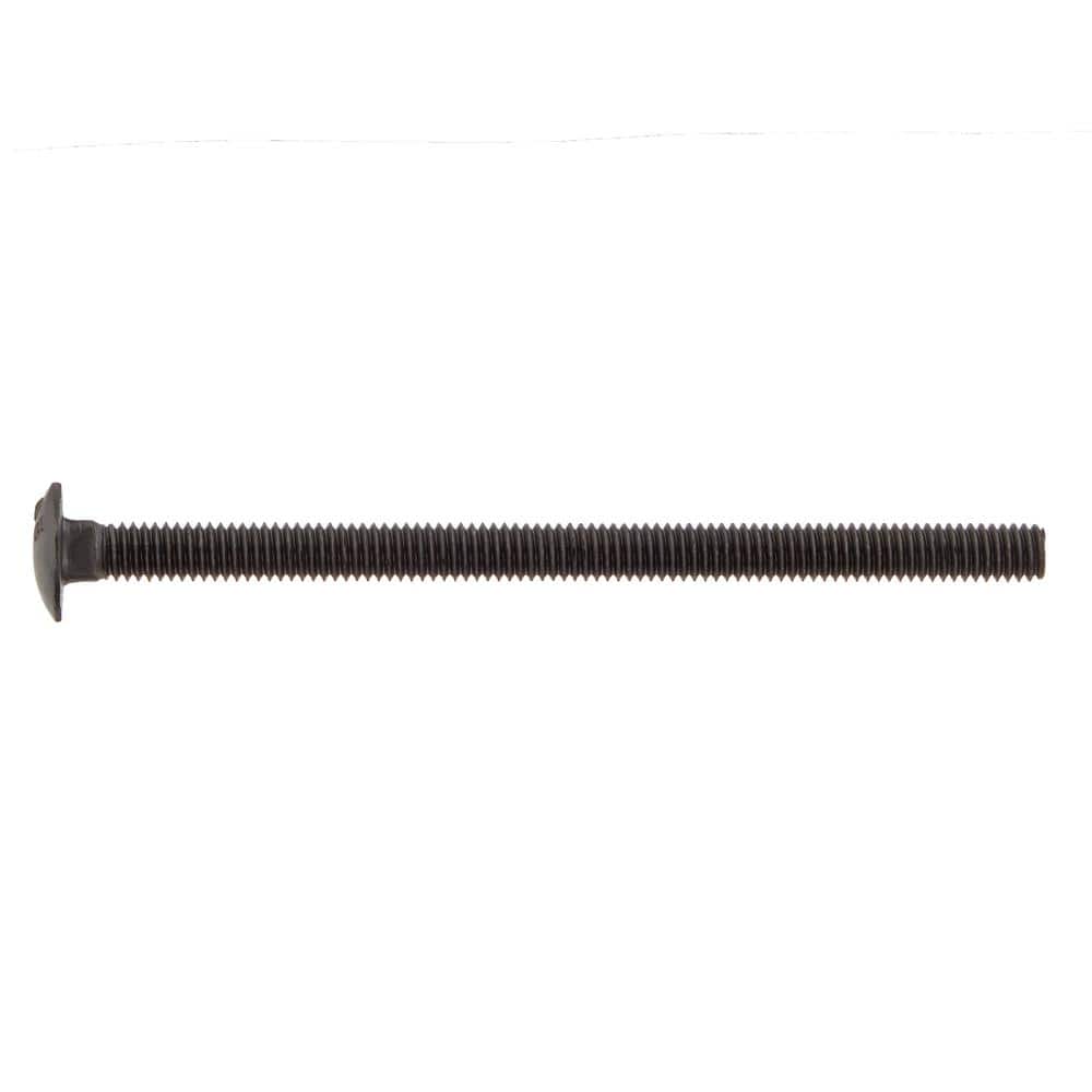 DECKMATE 5/16 in. -18 x 5 in. Black Deck Exterior Carriage Bolt (3)