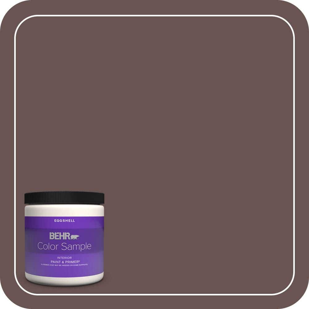 BEHR PREMIUM PLUS 8 oz. #MQ1-42 Briar Wood Eggshell Enamel Interior Paint & Primer Color Sample