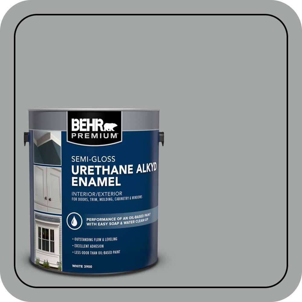 BEHR PREMIUM 1 gal. #PPU25-16 Chain Reaction Urethane Alkyd Semi-Gloss Enamel Interior/Exterior Paint